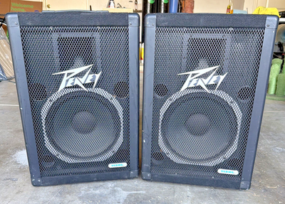 #ad #ad PAIR of Peavey 112DL 2 way 12 inch Passive PA Speakers $245.00