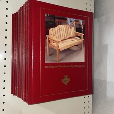 Handyman Club of America Lot of 10 Hardcover Books Woodworking