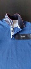 Hugo Boss Boys' Long Sleeve Polo Shirt Size 10 Years Blue