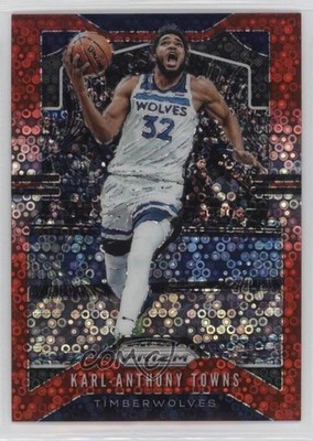 2019-20 Panini Prizm Fast Break Red Prizm 103/125 Karl-Anthony Towns #161 7n6