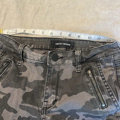 Girls Ashley Mason Camo Skinny Jeans Size 7/28 - Picture 2 of 7