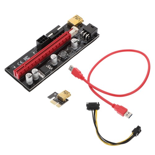Grafikkarte Verlängerungskabel PCI-E 1x Auf 16x Adapter Computerzubehör - Afbeelding 9 van 12