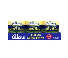 Allens Italian Style Green Beans 28oz 6 Pack Canned Fresh Cut