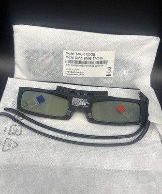 Samsung SSG-5100GB 3D Glasses Lot of 2 Active Bluetooth TV Glasses BN96-27418A