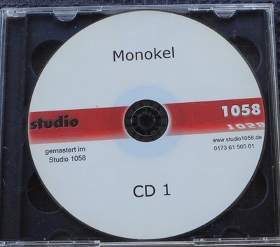Monokel Kraftblues - Live-Do-CD ''40 Jahre'' - MASTER (!), studio 1058