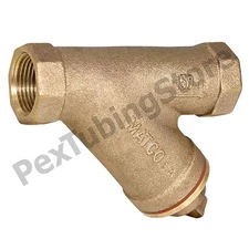 3/4" NPT Threaded Bronze Y-Strainer (Wye Strainer) with Plug LEAD-FREE