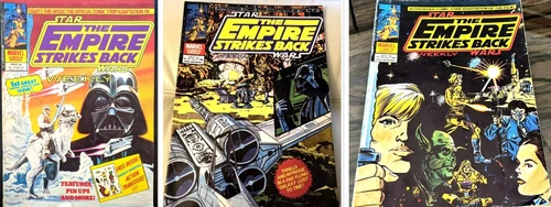 STAR WARS-THE EMPIRE STRIKES BACK WEEKLY #118+127+128 1st+2nd Boba Fett (1980)
