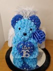 Angel wings Teddy Bear handmade funeral flowers memorial tribute son 