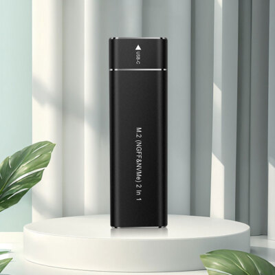 USB3.1 Typ-C zu M.2 NVME PCIe SSD Festplatte Gehäuse für 2242/2260/2280 NVME SSD