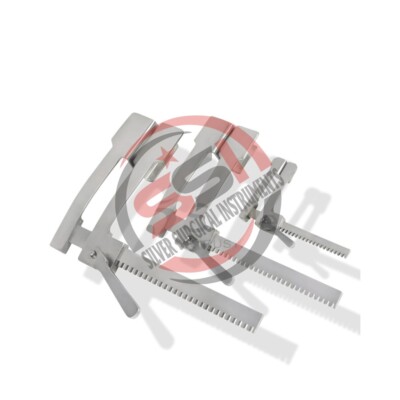 Finochietto Rib Spreader Set of 3 Pcs Medium+Small+Baby Rib Retractors