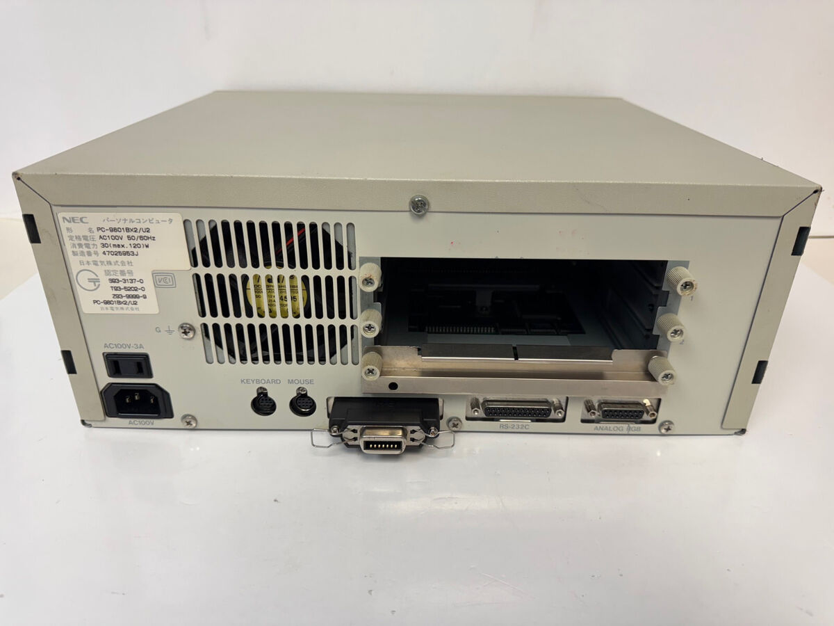 NEC PC-9801 BX2 PC-9801BX2/U2 486SX 25MHZ COMPUTER **AS-IS NEC PC-9801 BX2 PC-9801BX2/U2 486SX 25MHZ COMPUTER **AS-IS
