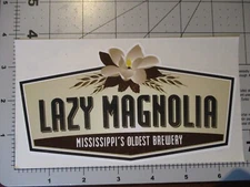 LAZY MAGNOLIA BREWING Mississippi southern pecan STICKER decal craft beer T