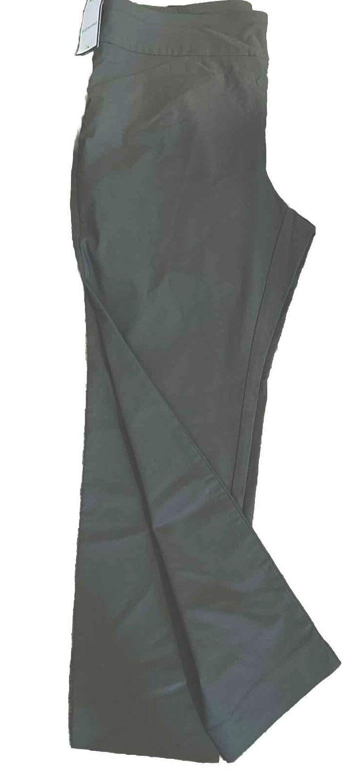 Charter Club Lexington Womens Cotton Stretch, Green Color, SlimLeg Pants, 14P