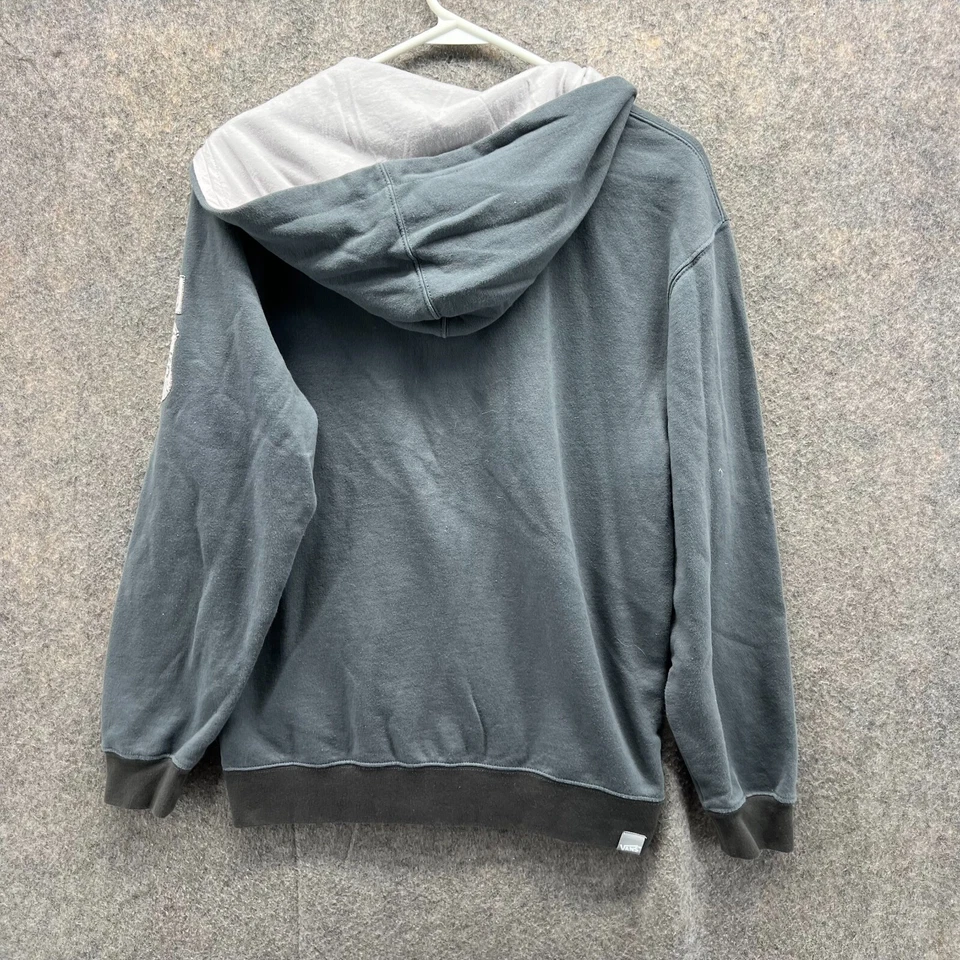 Vans Suéter Mujer Extra Grandes Alas Gris Cremallera Completa Sudadera con Capucha Polar Algodón XL Foto 2 de 4