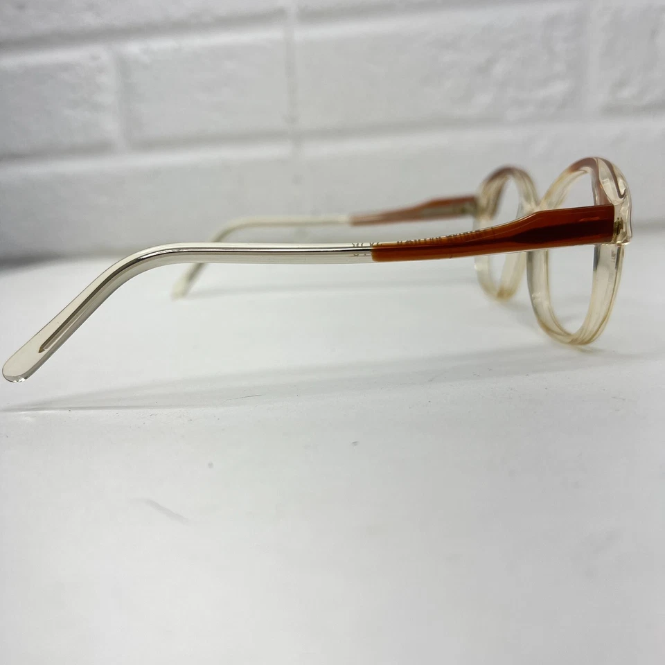 Vintage Cristian Oliver France Eyeglasses Clear Red Effect LOGO 50-18mm H2833 - Image 4 of 4