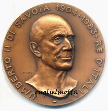 UMBERTO II DI SAVOIA RE D'ITALIA 1983 FERT MEDAGLIA TERUGGI