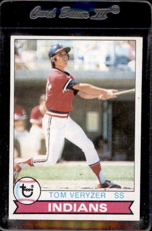 1979 Topps #537 Tom Veryzer Cleveland Indians - Nice Card