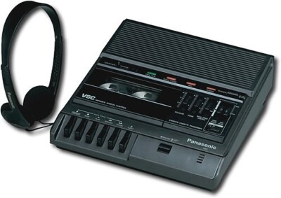 Panasonic RR-830 Desktop Cassette Transcriber / Recorder / Foot