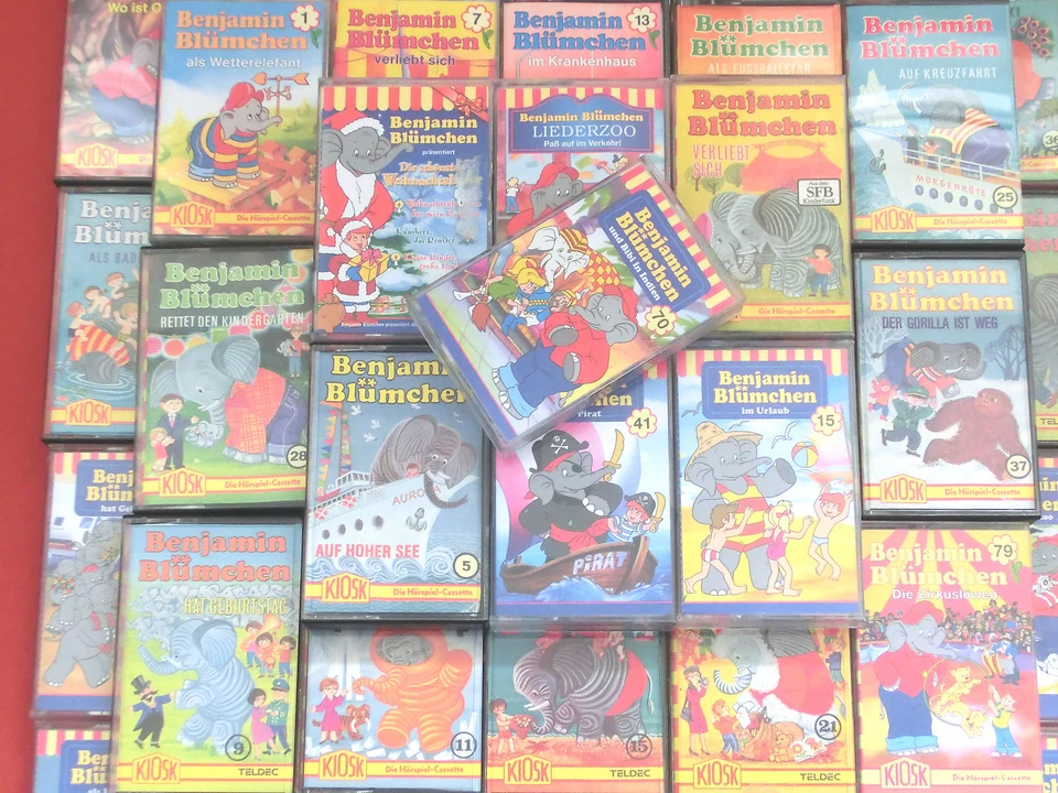 MC KASSETTEN - BENJAMIN BLÜMCHEN 4 Stück zum Aussuchen / Auswählen SAMMLUNG - Bild 1 von 1