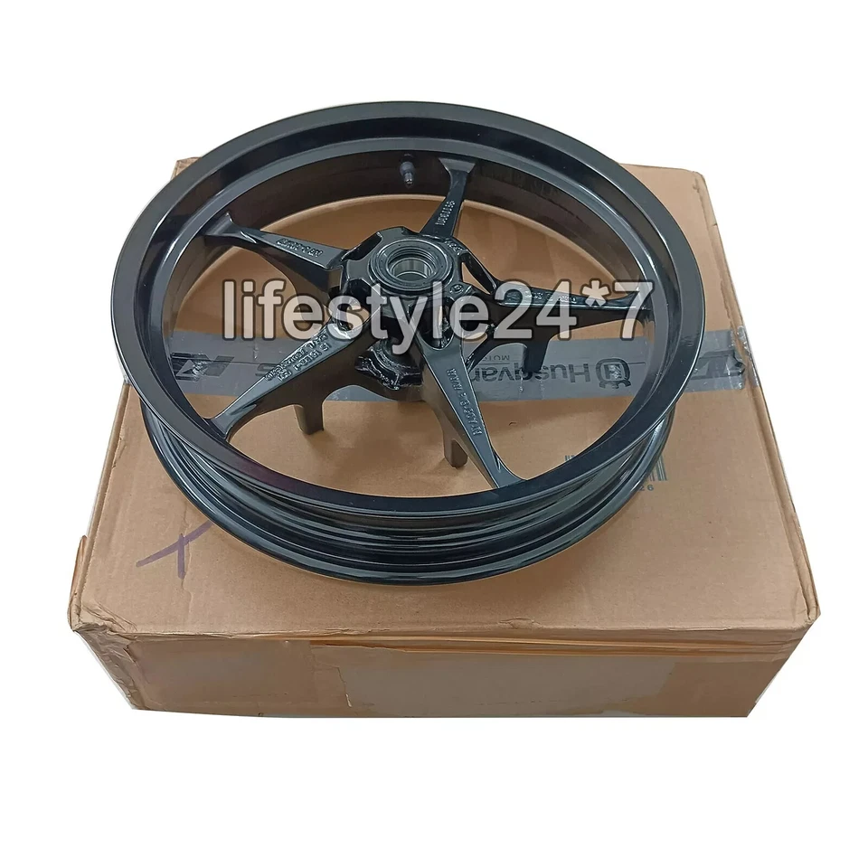 Llanta delantera apta para KTM RC 200 390 Gen-3 color negro (2022) modelo Foto 2 de 4