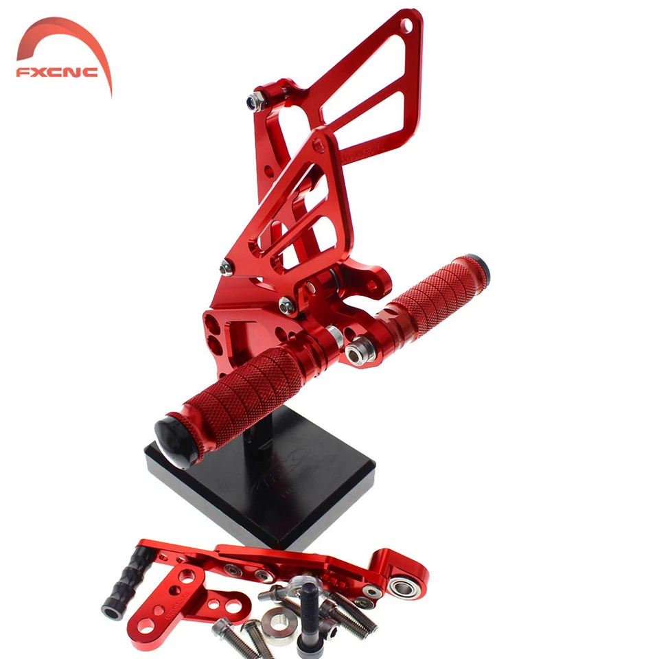 Регулируемые задние подножки с ЧПУ для Suzuki GSXR600/GSXR750 2011-2019 2020 - Изображение 4 из 4