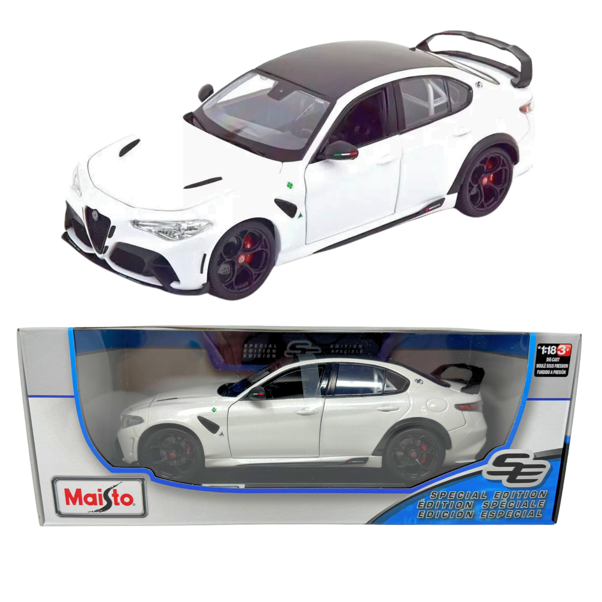 Maisto Alfa Romeo Giulia GTAm Special Edition 1:18 Diecast | eBay