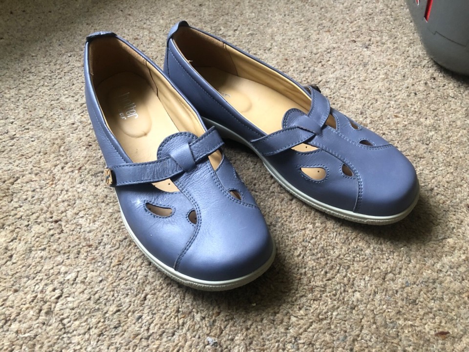 ladies Hotter shoes size 8 great condition sky blue nirvana eBay