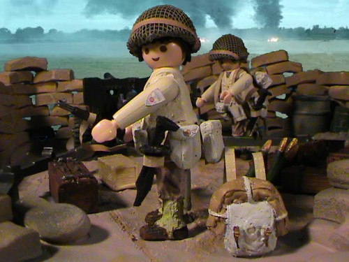 PLAYMOBIL CUSTOM US 457 TH ARTILLERY BATTALION  (NORMANDIA-1944) REF-0169 BIS - Imagen 9 de 12