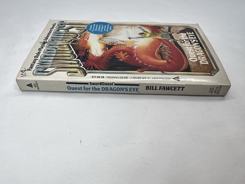 Swordquest Quest For The Dragons Eye 1985 Bill Fawcett Dungeons and Dragons - Foto 2 di 7