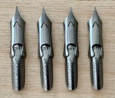Four Vintage Esterbrook 442 Jackson Stub Dip Pen Nibs