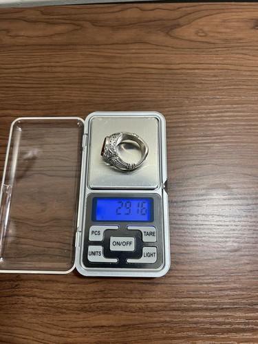Gravierter natürlicher seldschukischer Stil jemenitischer Achat Sterlingsilber 925 Herrenring 29 Gramm - Bild 17 von 17