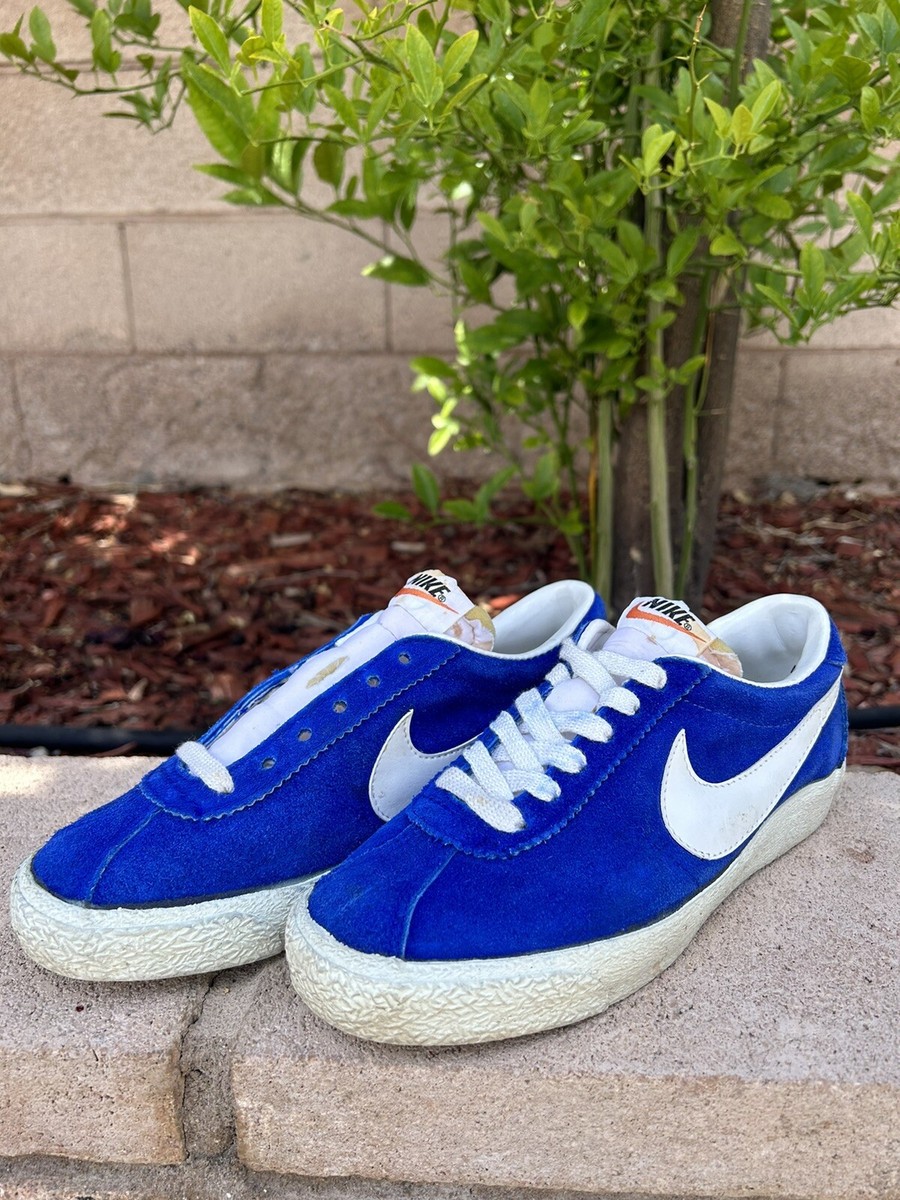 VTG 1970s Nike Bruin Suede Low Taiwan Shoe's Blue 4.5 OG VTG 1970s Nike Bruin Suede Low Taiwan Shoe's Blue 4.5 OG