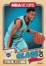 Malik Monk Rookie Hoops 2017 Basketball Card #11