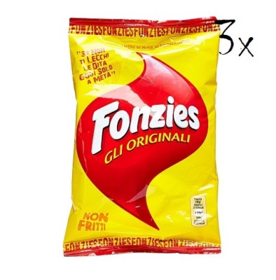 24x Fonzies mais Maissnack mit Käse chips 3 für 8 Portionstüten á 23g Käsechips