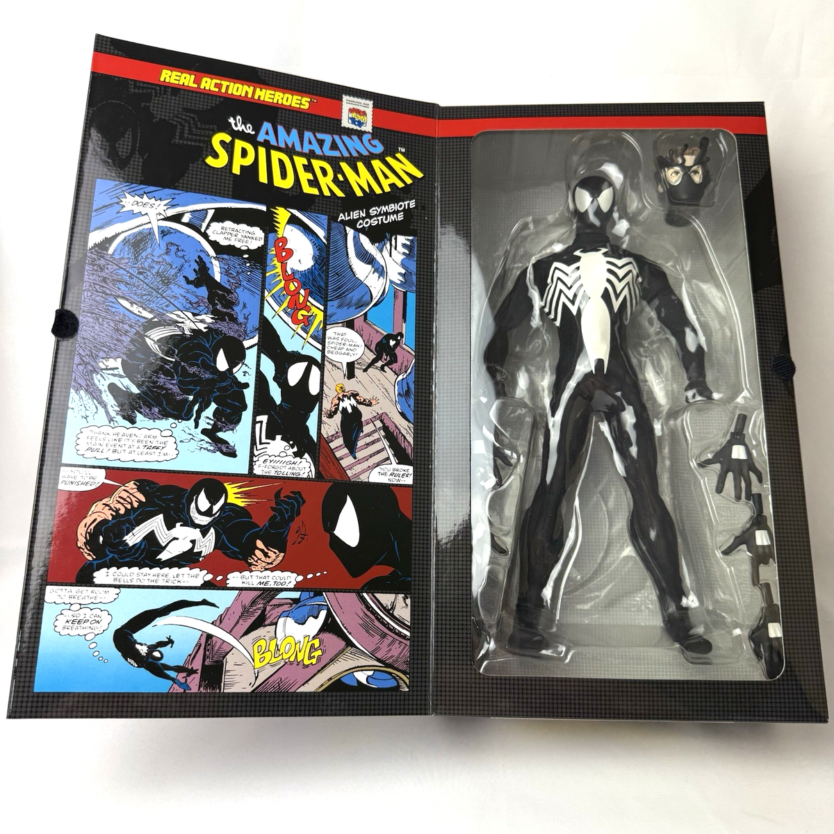 Medicom RAH Amazing Spider-Man Alien Symbiote Costume Real Action