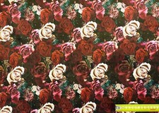 Baumwollsamt Baumwolle Elastan Samt Bedruckt Bekleidung Deko Polsterstoff Stoffe