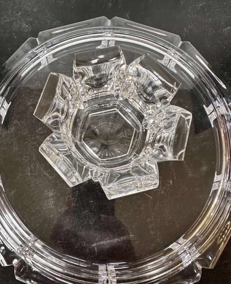 Servidor de inmersión y chips grandes William Bounds Grainware Regal Lucite WB23 LEER Foto 3 de 4