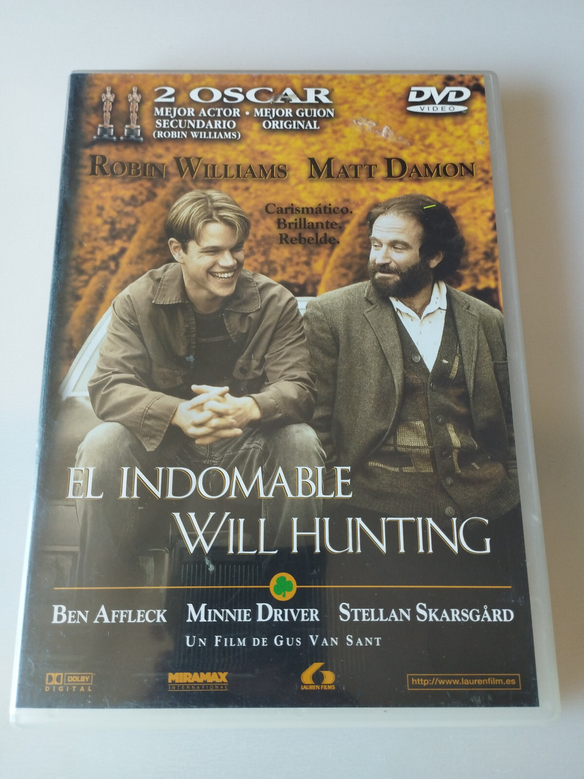 El Indomable Will Hunting Robin Williams Matt Damon DVD Español Inglés Región 2