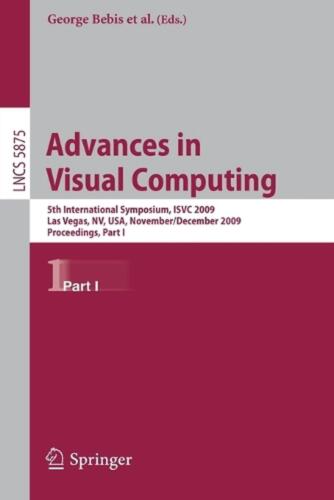 Advances in Visual Computing: 5th International Symposium, ISVC 2009, Las Vegas, - 第 1/1 張圖片