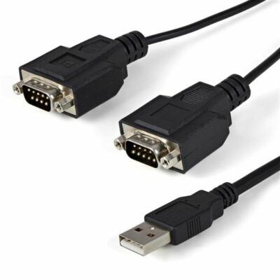 StarTech.com 2 Port RS-232 USB FTDI auf Seriell Adapterkabel, mit Schnittstelle