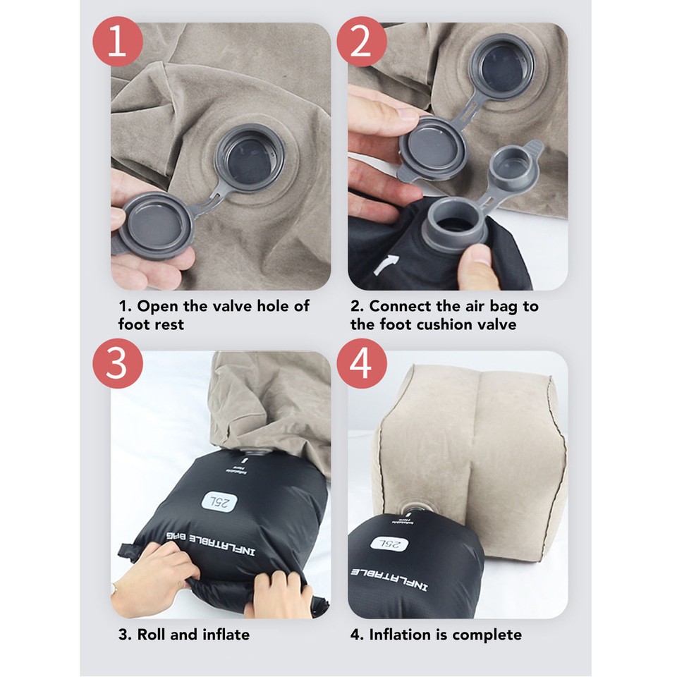 Air Pump Bag Multifunctional Inflatable Bag Shopping Bag Fast Inflation ...