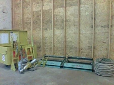 Tools wire pulling equipment, with reel dollies and 600' double braided rope