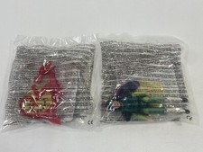 Vintage 1998 Disney McDonald's Happy Meal Toy Mulan 1 and Mushu 5 Lot of 2