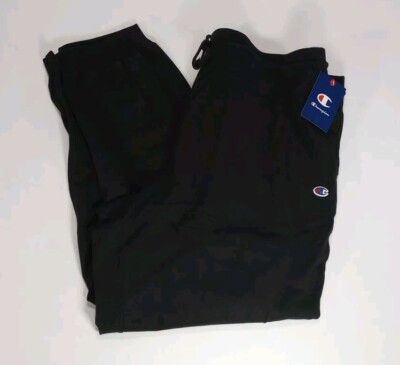 Champion Sweatpants Athletics Plus Size T-Shirt Jogger Women's 3XL Black QM9267