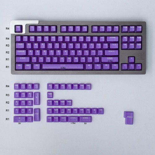 ABS Character Translucent Keycap OEM Profile Lucency 132PCS/Set for MX Keyboard - Picture 27 of 27