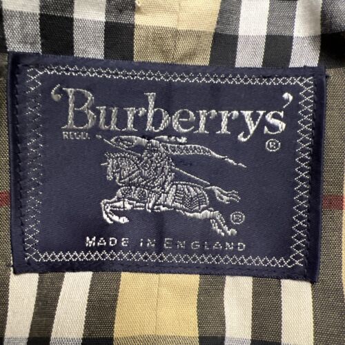 Vintage Burberrys’ England Mens/Unisex Trench Car Coat Tan See Measurements EUC - Picture 4 of 16