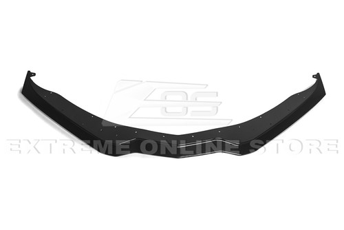 For 14-19 Corvette C7 Z06 Stage 2 PAINTED CARBON FLASH Front Bumper Lip Splitter - Foto 9 di 12