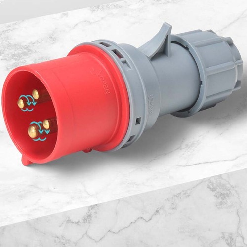 CEE Adapter 5-Pol Starkstrom 32A Stecker auf 16A Kupplung Ladekabel IP44 DE - Bild 16 von 20