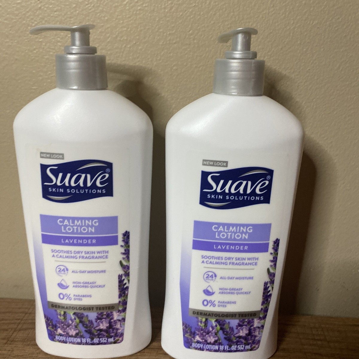 Suave Skin Solutions Calming Lotion Lavender 18 oz each 2-pk Soothes  Dryskin