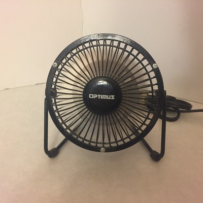 4 High Velocity Personal Mini Desk Fan Optimus Lf 4n Black Ebay